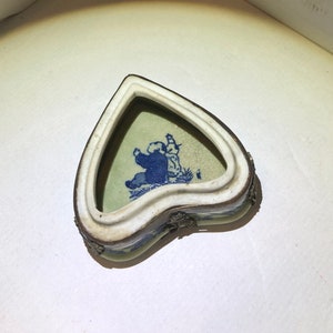 Qing Dynasty Blue and White Porcelain Dish with Silver Dragons and Bottom