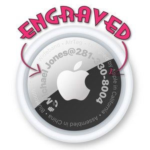 Funda personalizada o grabada para Apple AirTag, nueva o de repuesto