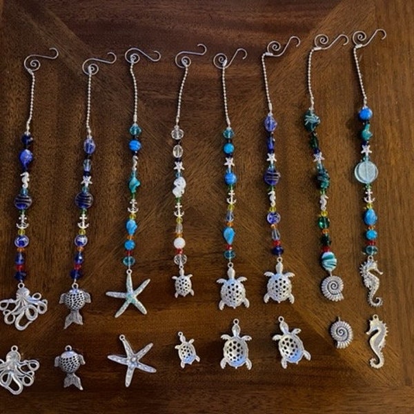 Sea Life Fan Pull Chains or Sun Catchers for Car or Window