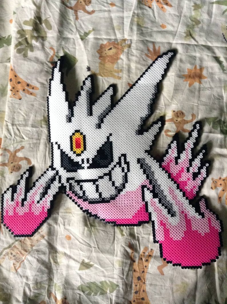 Shiny Mega Gengar Perler Bead Sprite Etsy