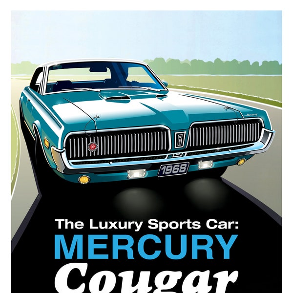 Mercury Cougar XR7-G Poster