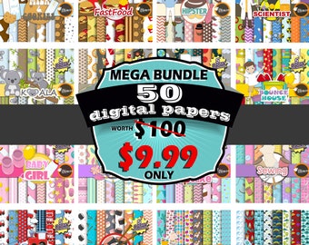 Download Digital Paper Bundle Etsy
