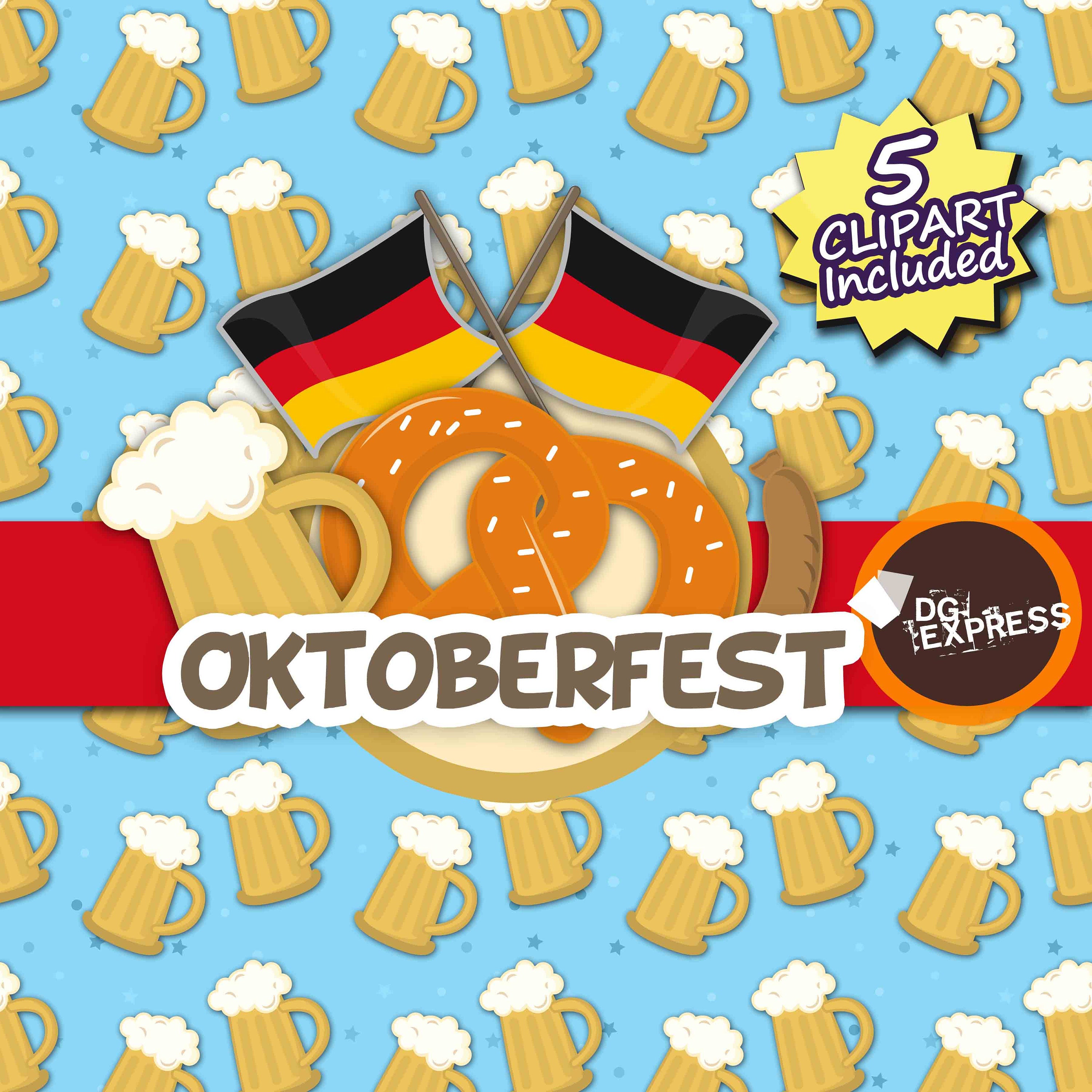 Oktoberfest Digital Paper Clipart : oktoberfest - Etsy