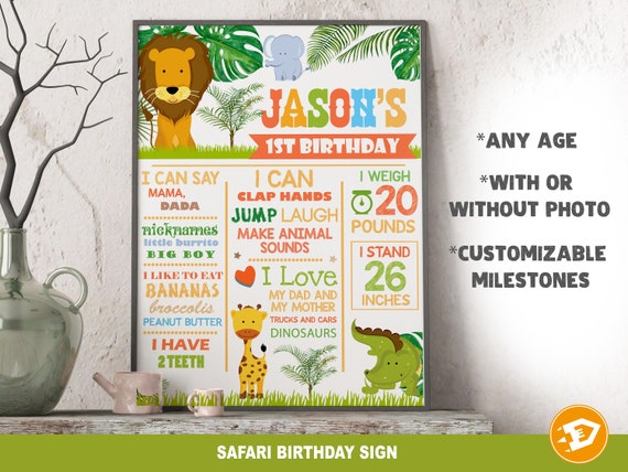 Sunflower Birthday Welcome Sign Poster
