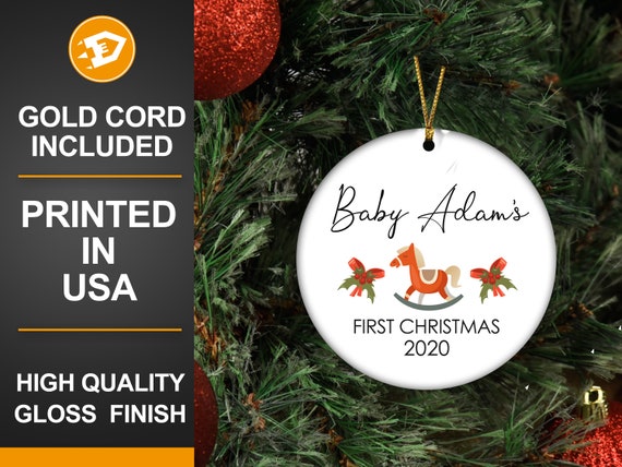newborn christmas ornament