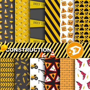 Costruzione Carta digitale - Costruzione, Carta Costruttore, Costruzione Scrapbooking Carta, Forniture per feste