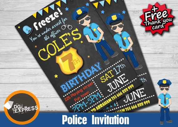 Free Printable Police Birthday Invitations Grochow free-printable-police-birthday-invitations-grochow