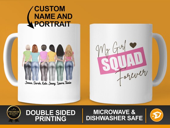 Personalized Best Friends Mug, Friendship Gift for 6, Best Friends Birthday, Christmas Gift Il_570xn