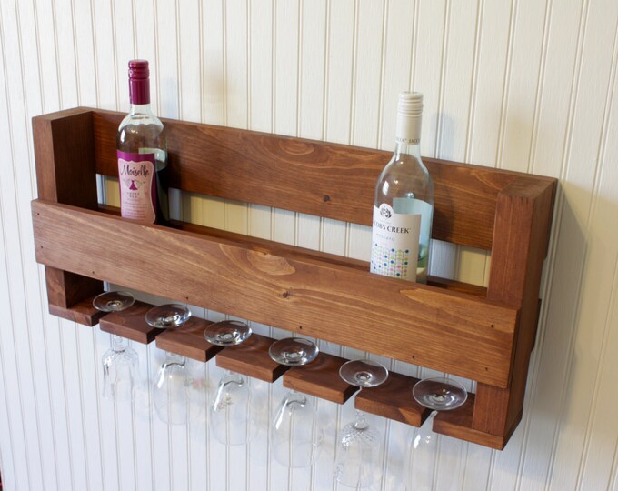 Wine Rack Rustic Wine Rack Wedding Gift Wooden Wine Rack Etsy