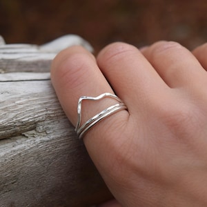 Mountain Ring, Mountainscape, Nature Inspired, Outdoorsy Jewelry, Mountains are Calling, Gift for Her
