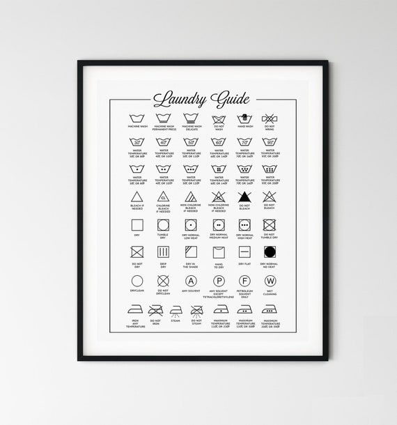 Laundry Guide Affiche