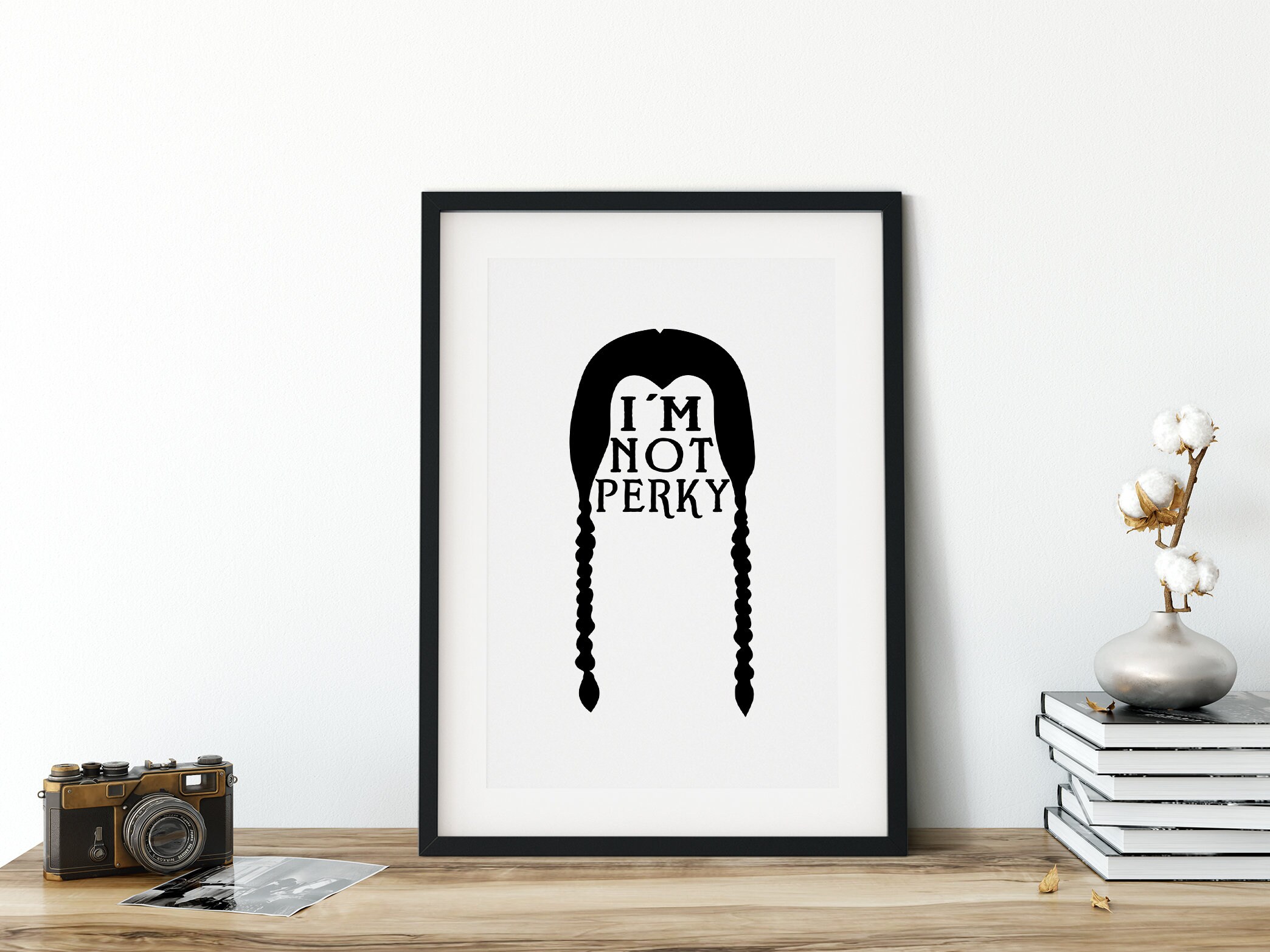 Wednesday Addams Poster Spruch Printable Addams Familie Kunst Etsy