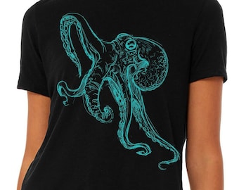 Women&#39;s OCTOPUS Tee - Relaxed Heather CVC Short Sleeve Tee