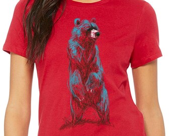 Women's BEAR Tee - Relaxed Jersey Short Sleeve Tee