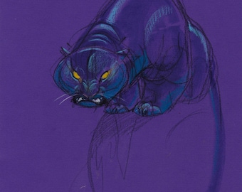 BLACK PANTHER Wall Art - Original Artwork - David Colman Illustration