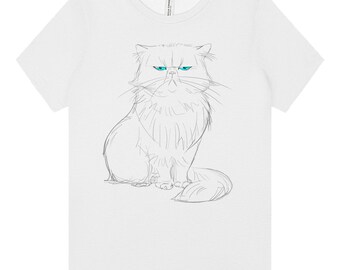 Women's GRUMPY CAT Tee - Relaxed Jersey Short Sleeve Tee