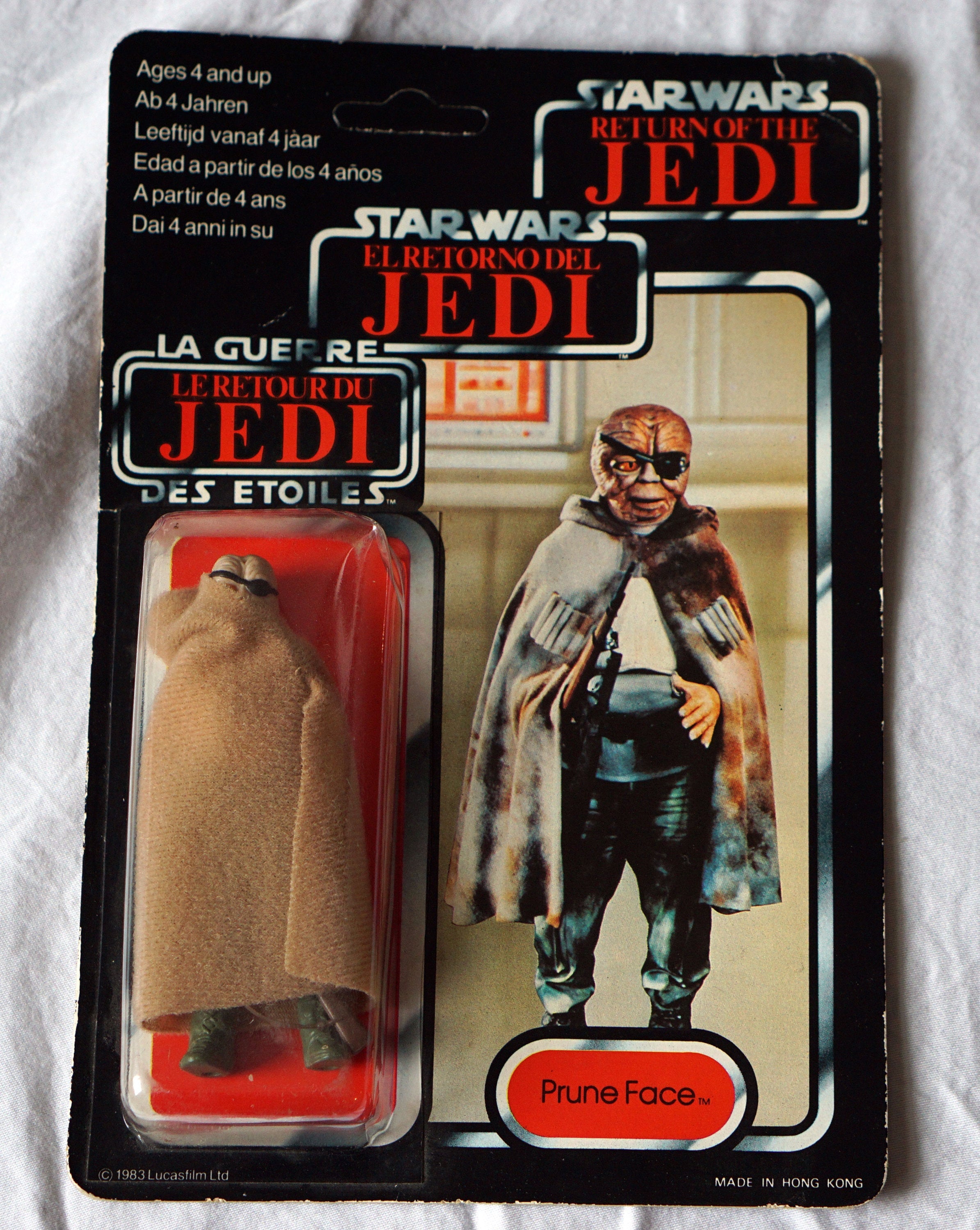 Prune Face. 1983 Rare Vintage Unpunched 