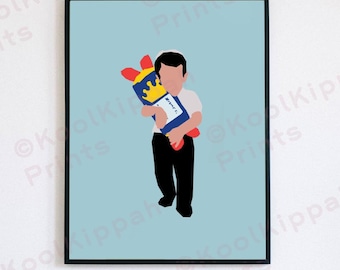 Toy Torah Poster | Hasidic Jew Art | Minimalist Vector Decor