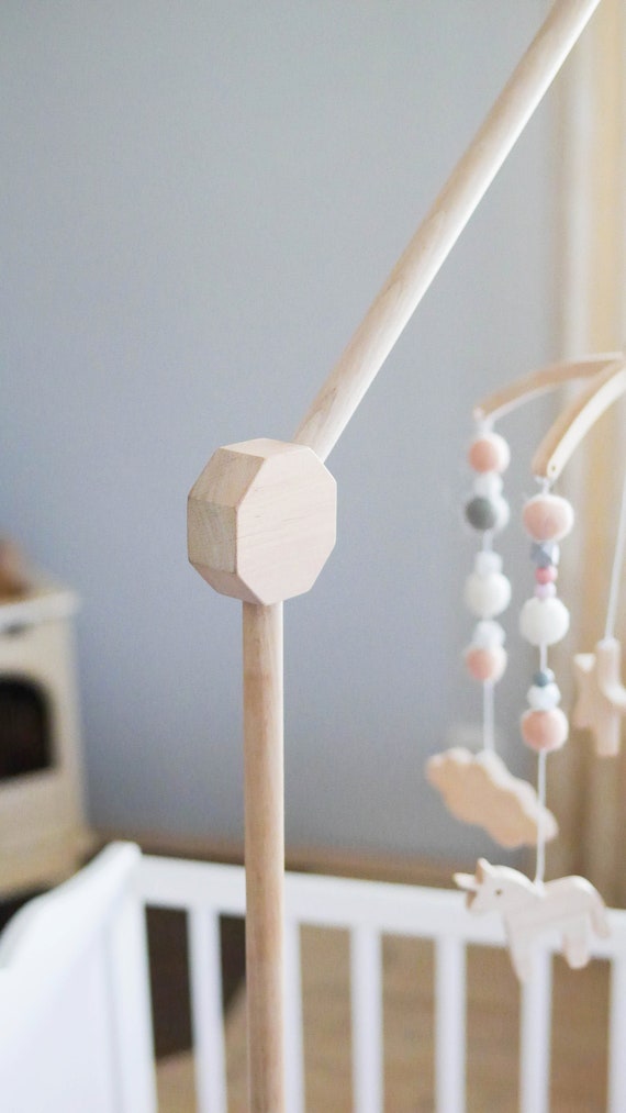 Cot Mobile Hanger Baby Mobile Hanger Crib Wooden Mobile Etsy Uk