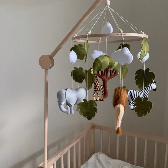 Lit Bebe Mobile Cintre Mobile Pour Bebe Berceau En Bois Etsy Canada