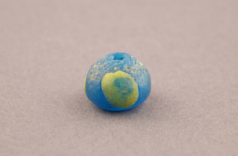 Migration Times bead A.D. Glass Eye Bead Antique bead V-VII c Ancient Roman glass bead Ancient glass paste bead