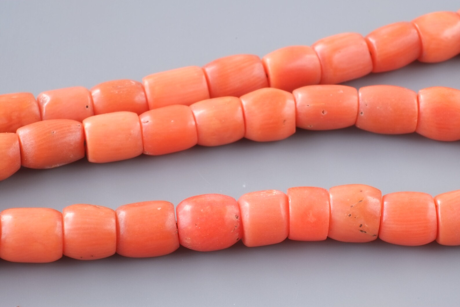 Strand Coral Beads Antique Mediterranean Сoral Natural Etsy