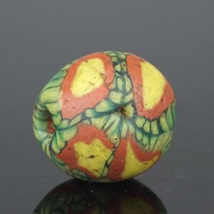 Antique mosaic glass bead