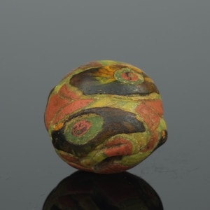 Old mosaic glass bead, Antique glass bead, Islamic, Byzantine period