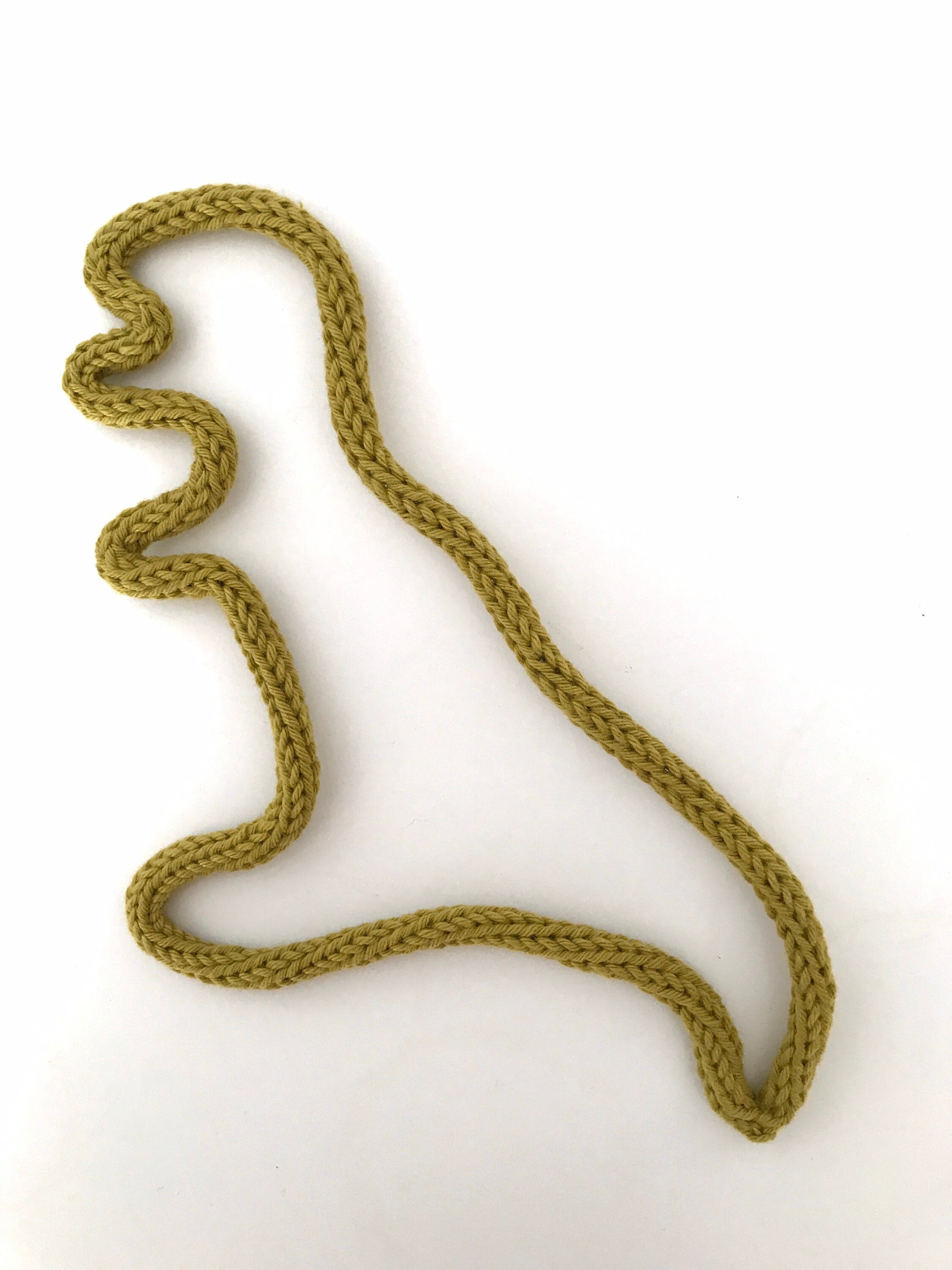 Knitted wire Dinosaurs TRex Diplodocus triceratops Etsy