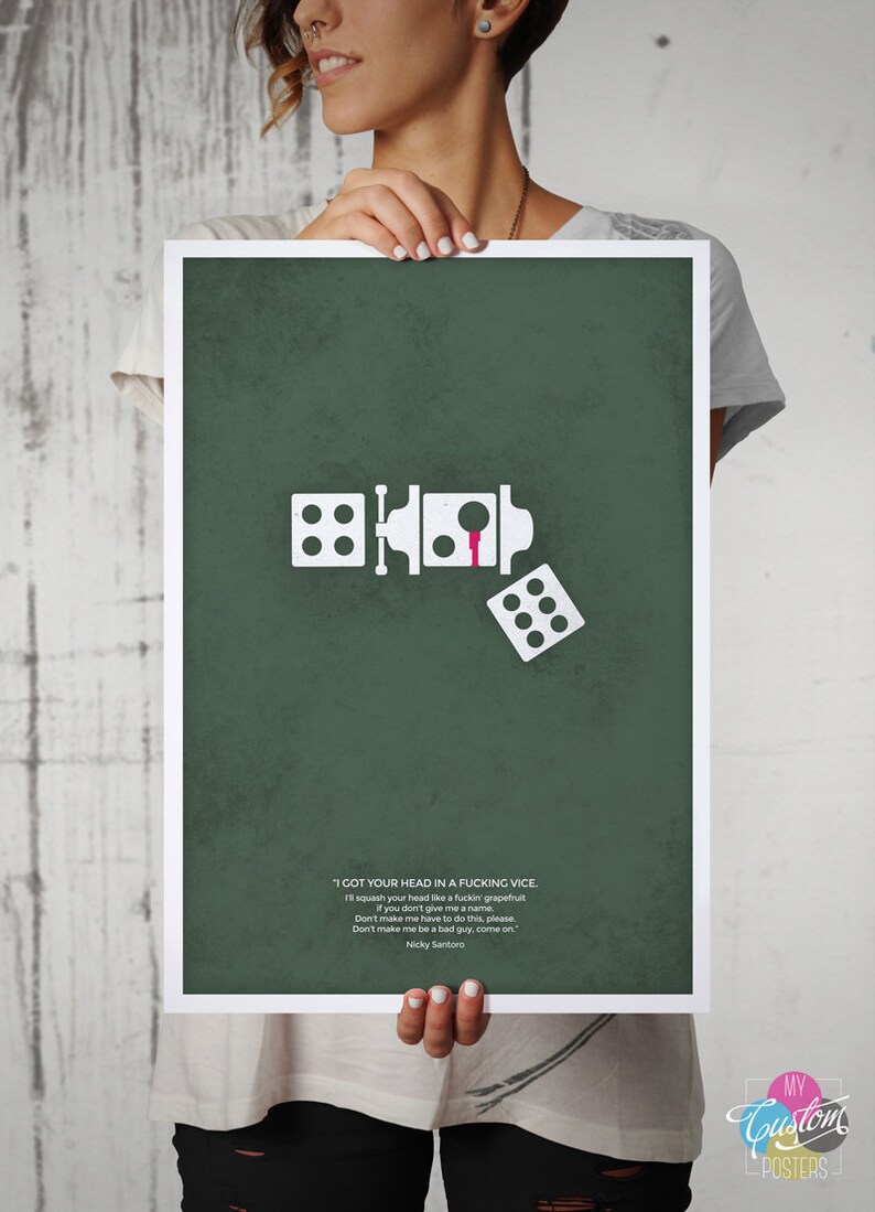 Casino I've Got Your Head In A Vice poster print Etsy