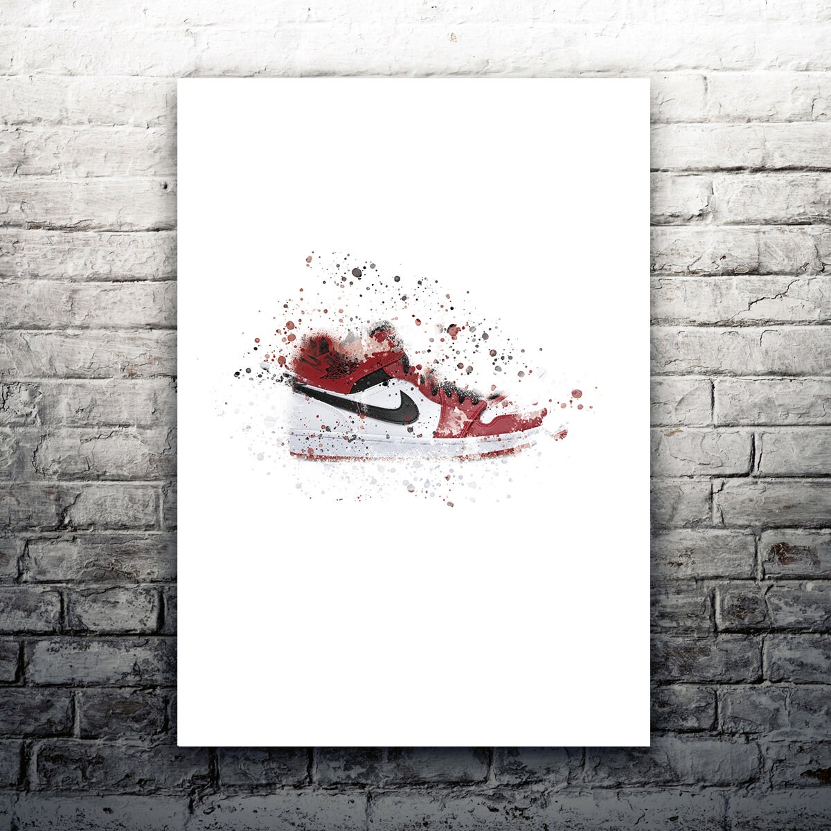 Nike air Jordan 1 Chicago 1984 poster (50x70cm / 19.68×27.56 inch)