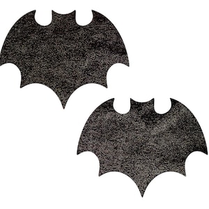 Pasties Vamp: Liquid Black Bat Nipple Pasties by Pastease® o/s