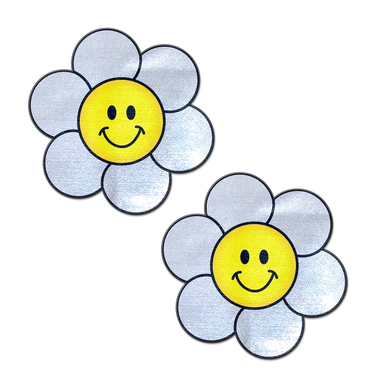 Pasties Smiling Flower Happy Face Nipple Pasties by Pastease\u00ae os Daisy