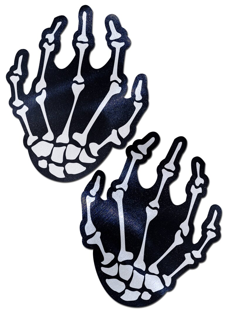 PASTEASE brand Pasties Skull and Crossbones Nipple Pasties Buy 2 Get 1 Free