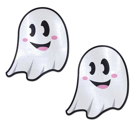 Pasties Ghost: Cute White Ghost Nipple Pasties by Pastease® - Etsy Canada