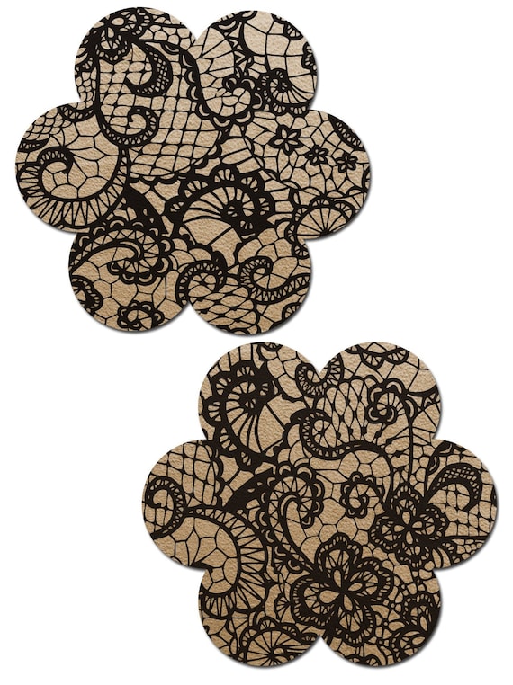 Cache-tétons Nippies Adhésifs – Motifs Chats Roses Et Noirs – Taille Unique, Neufs