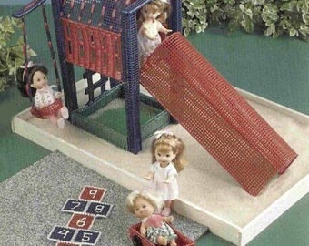 Vintage Kelly Playground Sister of Barbie Playground Playset Mattel 67728 91 Kelly Doll Barbie Set Tree House Sand Box Train Ellathesella Etsy