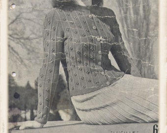 Vintage Knitting Patterns : Patons Knitting Book No. 184 circa 1940