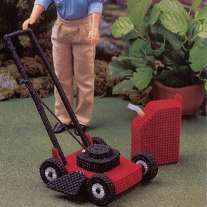 Barbie lawn mower top