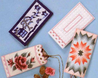 Vintage Plastic Canvas Pattern:  Eyeglass Cases (eyeglasses, glasses)