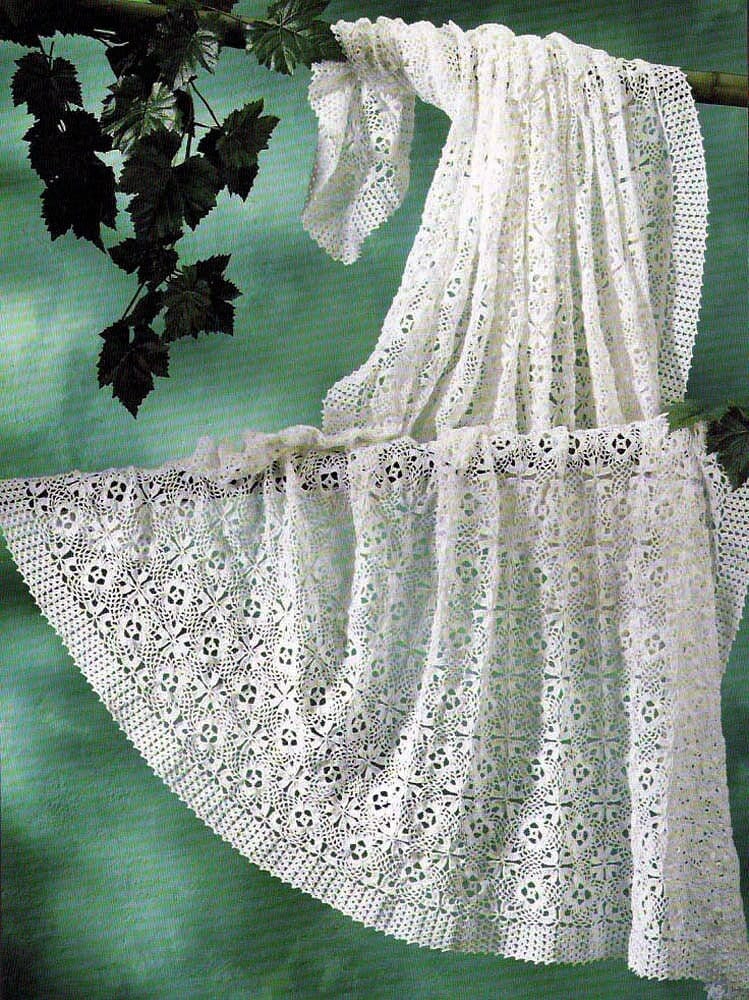 Vintage Crochet Pattern: Victorian Heirloom Lace Throw