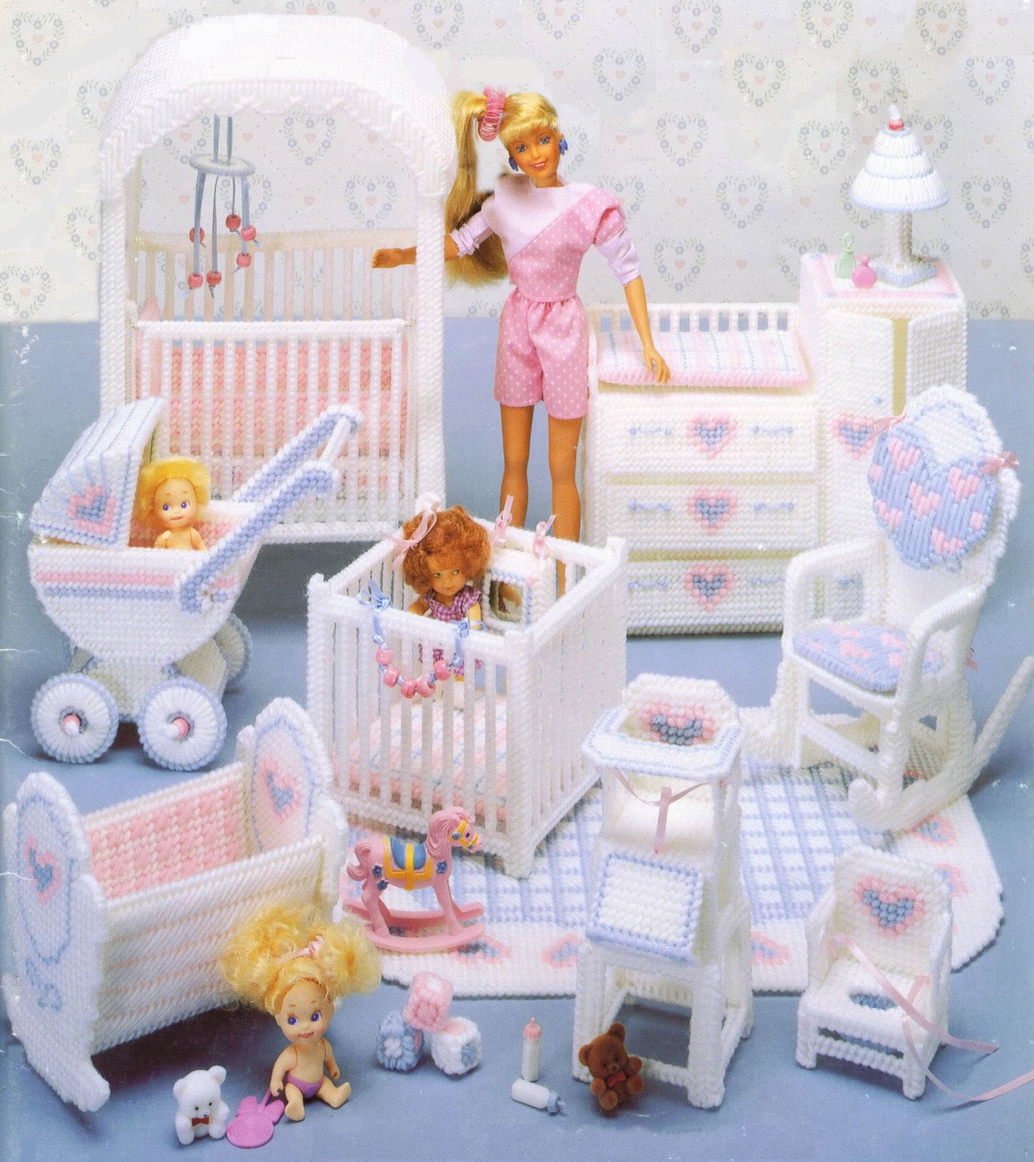 Mix Doll Pretend Play Toy Baby Bed Princess Chair Doll Furniture