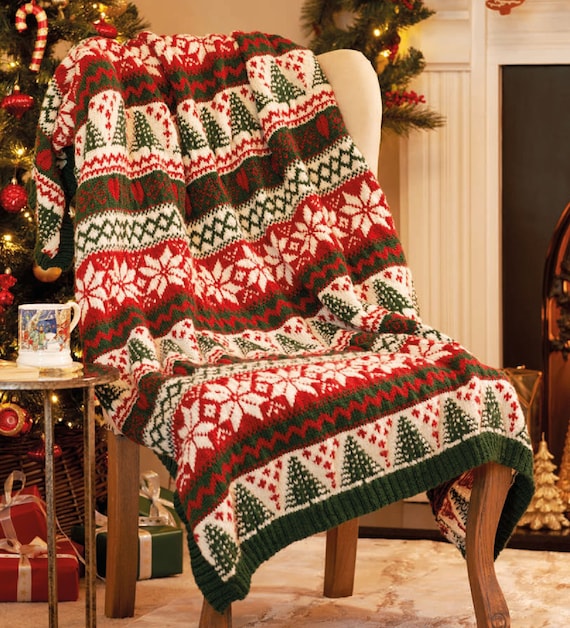 Nordic christmas blanket hotsell