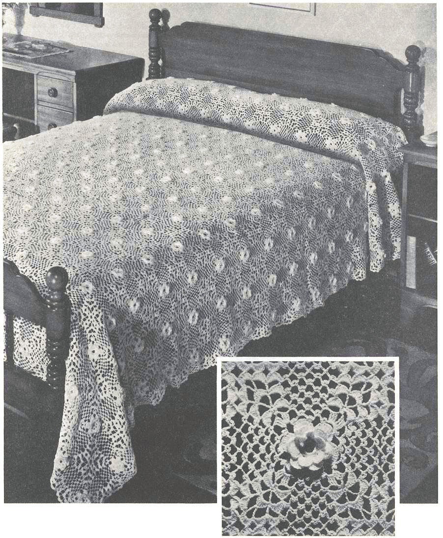 Heirloom Beauty Rose Bedspread