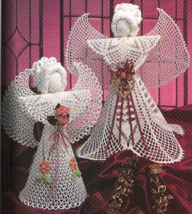 Vintage Christmas Crochet Patterns for Decorating and Gifting 29 Vintage Crochet Pattern: Christmas Angels Decorations