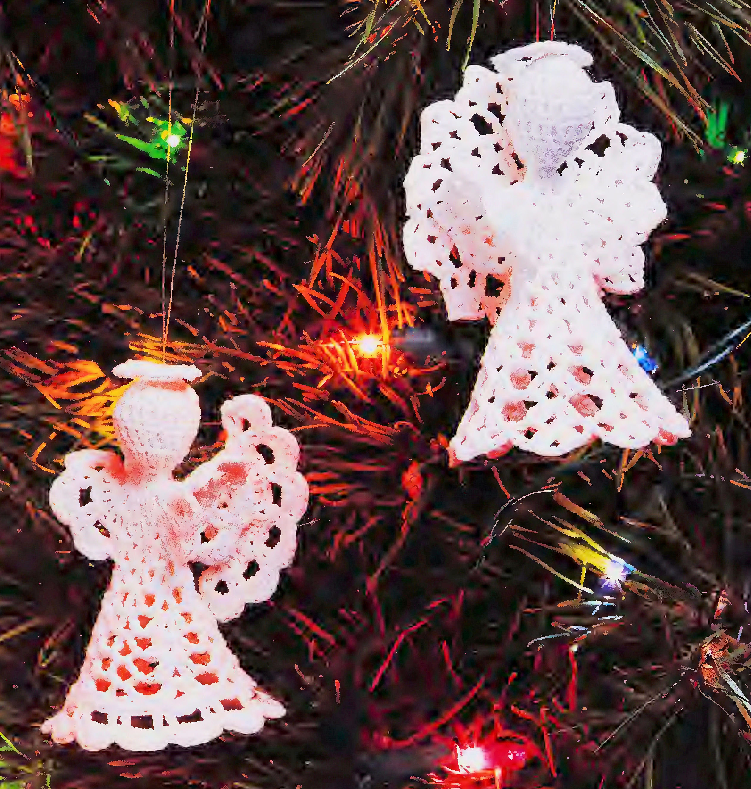 Vintage Christmas Crochet Patterns for Decorating and Gifting 28 Vintage Crochet Pattern: Crocheted Angel Christmas