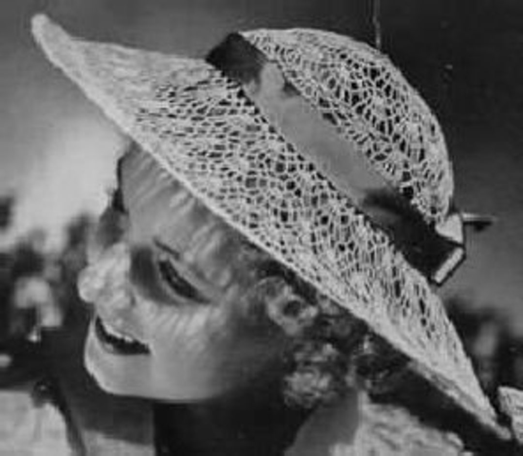 Hand made Vintage hybrid crochet sun hat Free Crochet Straw Hat Pattern • Craft Passion main image 2