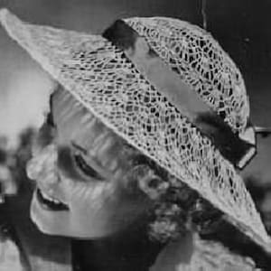Vintage Crochet Pattern : Sunlight Sun Hat