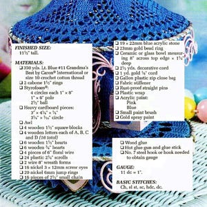 Vintage Crochet Pattern: Baby Carousel 11.5 Inches Tall - Etsy