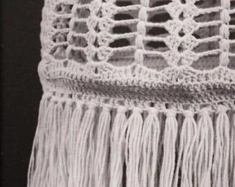 Vintage Crochet Pattern :  Lamp Shade (1977)
